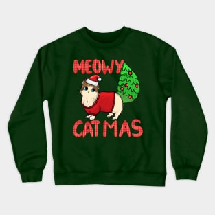 Meowy CatMas Crewneck Sweatshirt